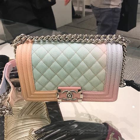 chanel le boy rainbow bag|chanel boy bag price.